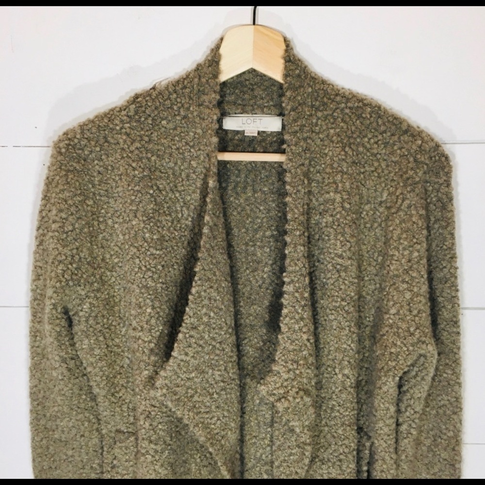 ANN TAYLOR LOFT Open Front Cardigan so soft Sweater/jacket —MEDIUM
